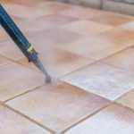 cleaning grout on tucson tile