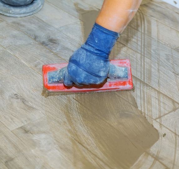 new grout tile sealing